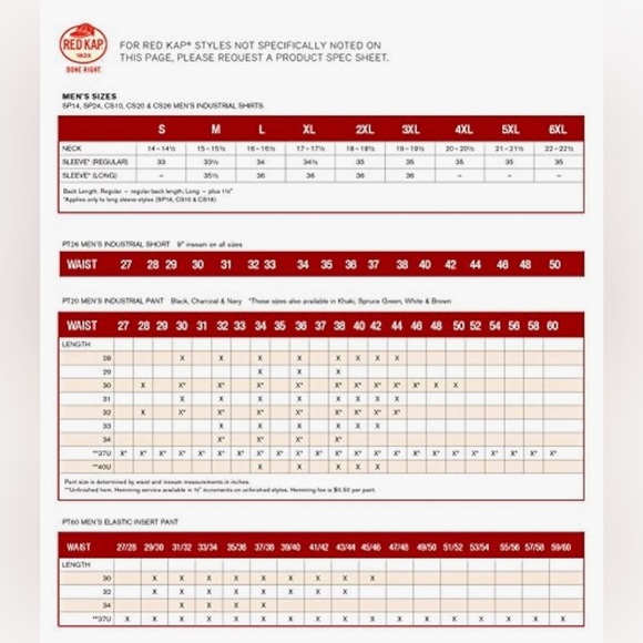 Red Kap Work Pants Industrial Charcoal Gray Size 48” New! - Picture 12 of 12